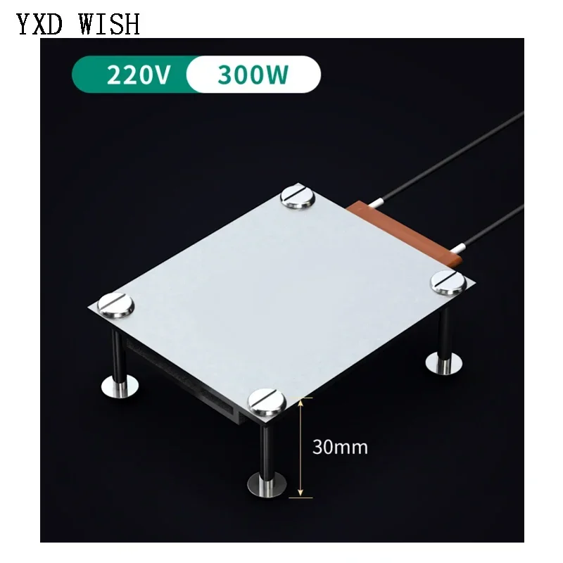 Soldering Station Soldering Tool Welding Tool 200W/300W/400W Aluminum Led Remove PTC Heating Plate Soldering Chip BGA Soldering Ball Split Welding Station Demolition Board
