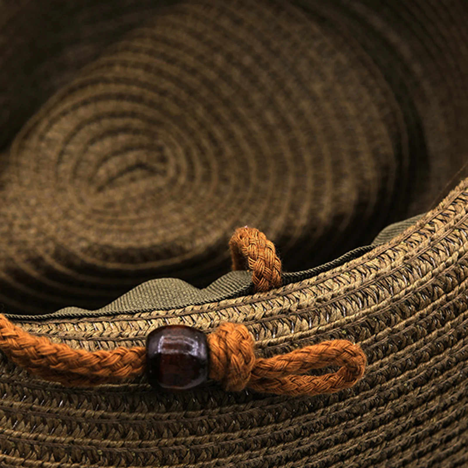 Women Men Cowboy Hat Cow Head Leather Belt Decor Wide Brim Western Cowgirl Hat Foldable National Style Straw