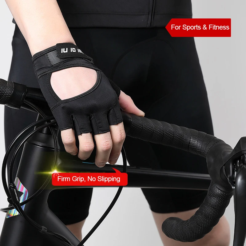 Breathable Fingerless Workout & Weight Lifting Gloves