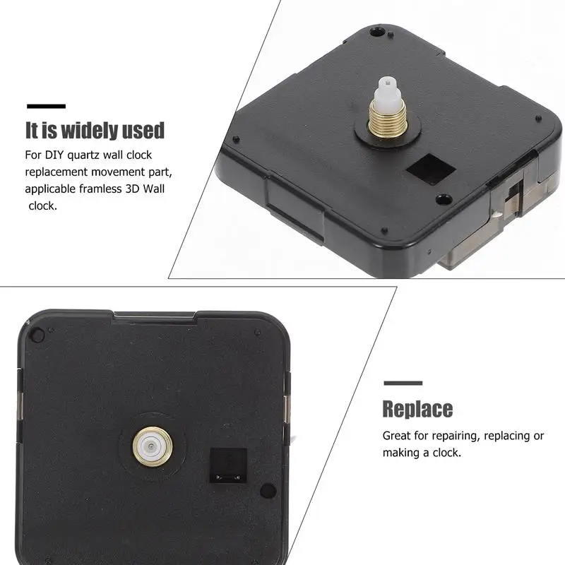 Quartz DIY Wall Clock Movement Mechanism Battery Operated DIY Repair Parts Replacement Quartz watch movement DIY Wall Clock 3