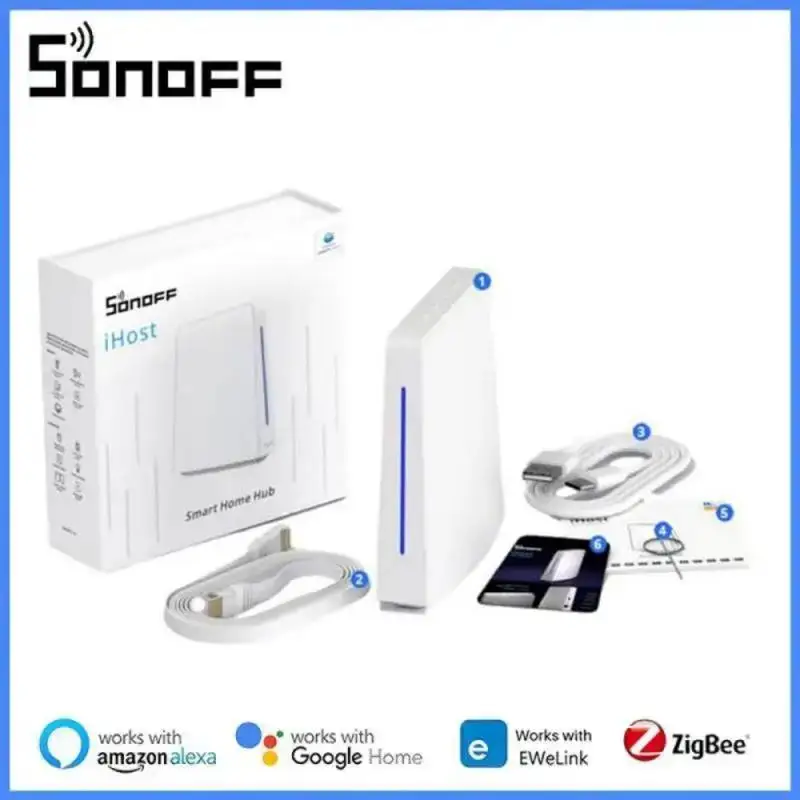 

SONOFF iHost Smart Home Hub AIBridge 2GB/4GB Zigbee Gateway Private Local Server Compatible with Wi-Fi LAN devices Open API