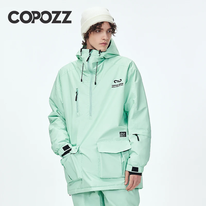 COPOZZ Impermeabile Addensare Abbigliamento da neve Donna Giacca