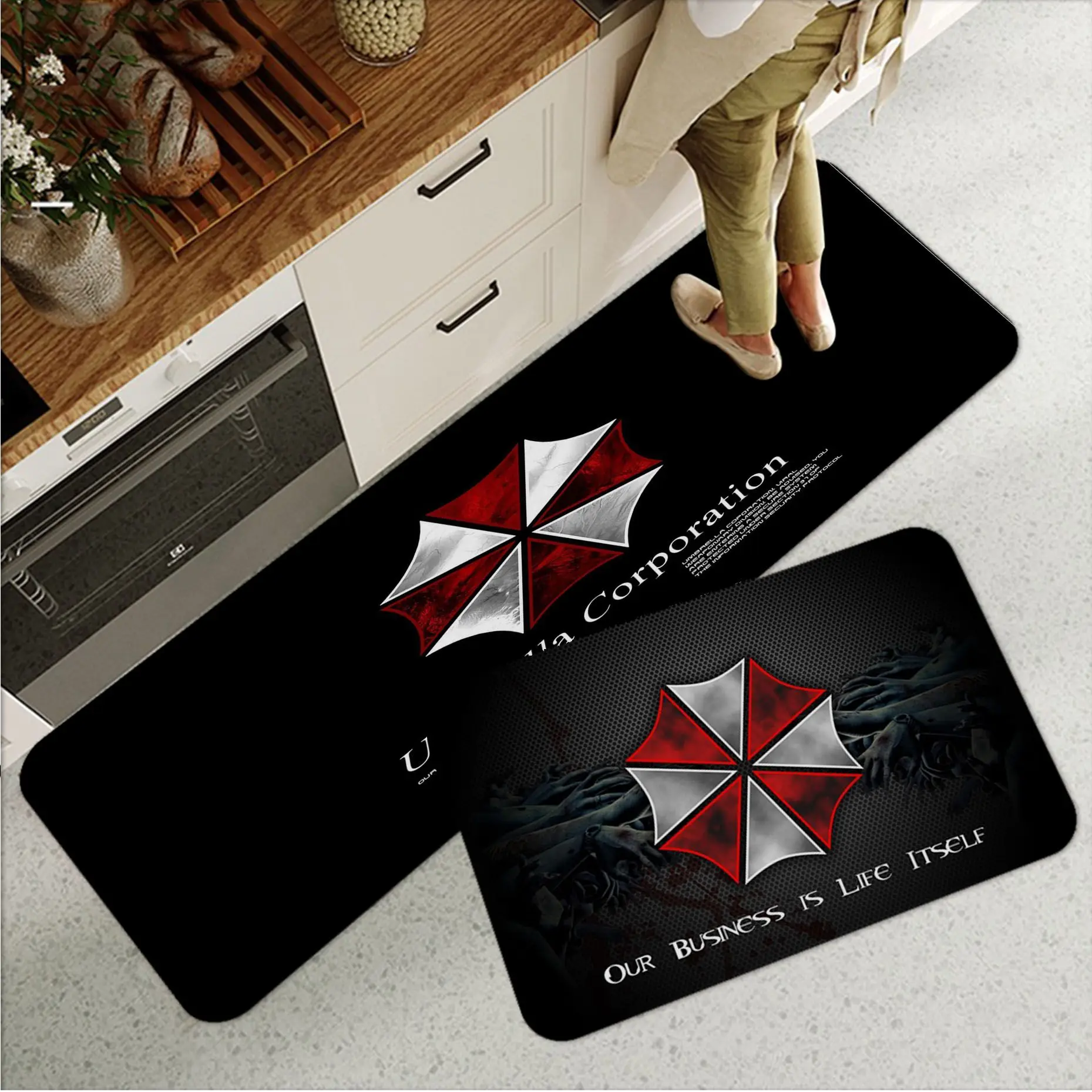 

U-Umbrella Corps Room Mats Kids Room Bedroom Decoration Balcony Anti-Slip Doormat Living Room Toilet Rug