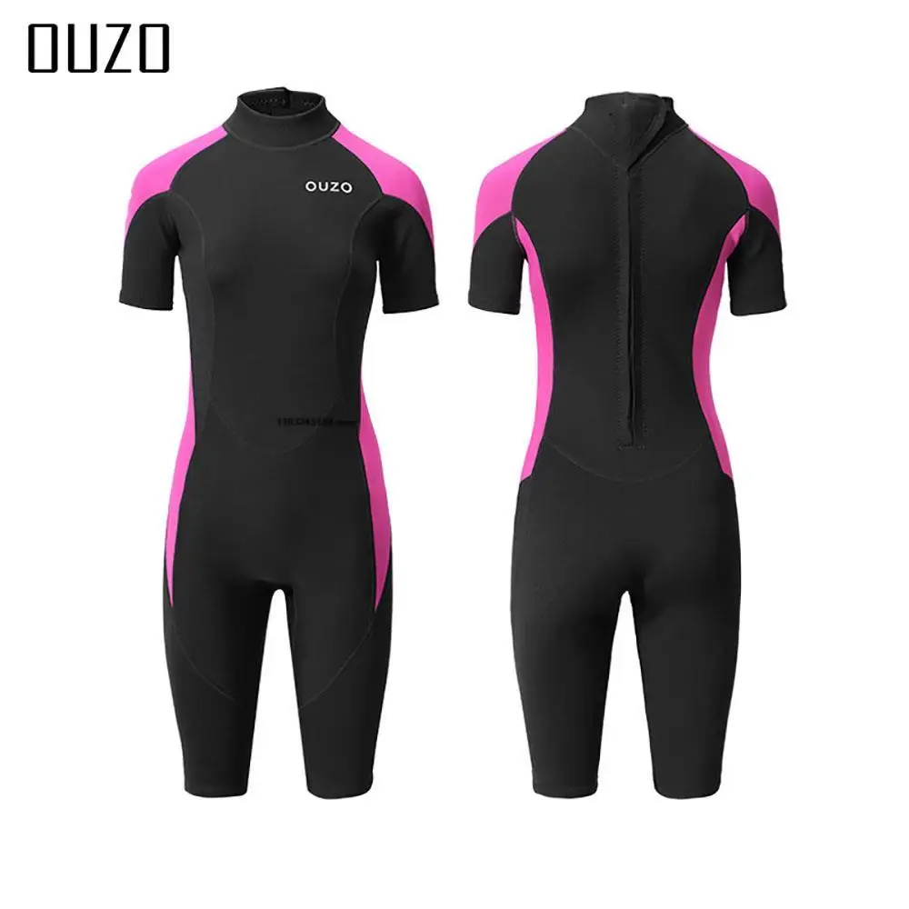 1.5mm Neopreno Wetsuit Surf Suit Short Sleeve Swimwear Kitesurf Scuba Diving Suit Spearfishing Swimsuits Rash Guards Men Women