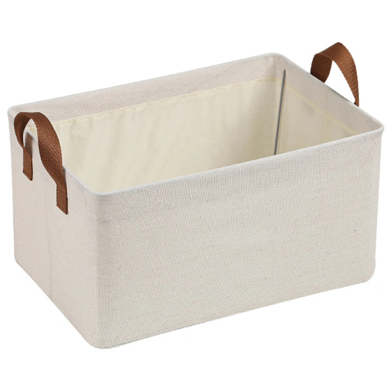 

Корзина для хранения для рабочего стола складная коробка для хранения с ручками для дома аксессуары для ванной комнаты