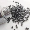 1 Bottle 4.5mm*2.5mm*3mm Silicone Micro Ring/Link/Bead Hair Extensions Tools 12 Colors Optional 6