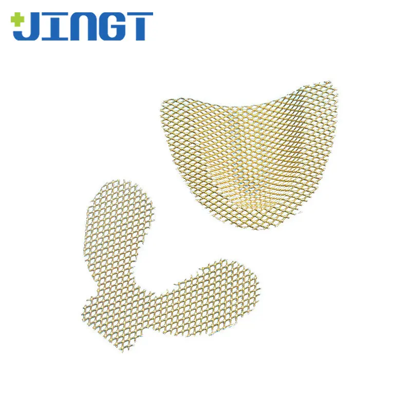 

JINGT Dental Dentation Processing Reinforcement Network Solid Upper and Lower Mouth Metal Mesh Denture Sturdy Oral Material