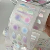 Korean Ins Cute Star Heart Basis Tape Scrapbooking Journal Decorative Adhesive Tapes DIY Material Sticker Stationery 4