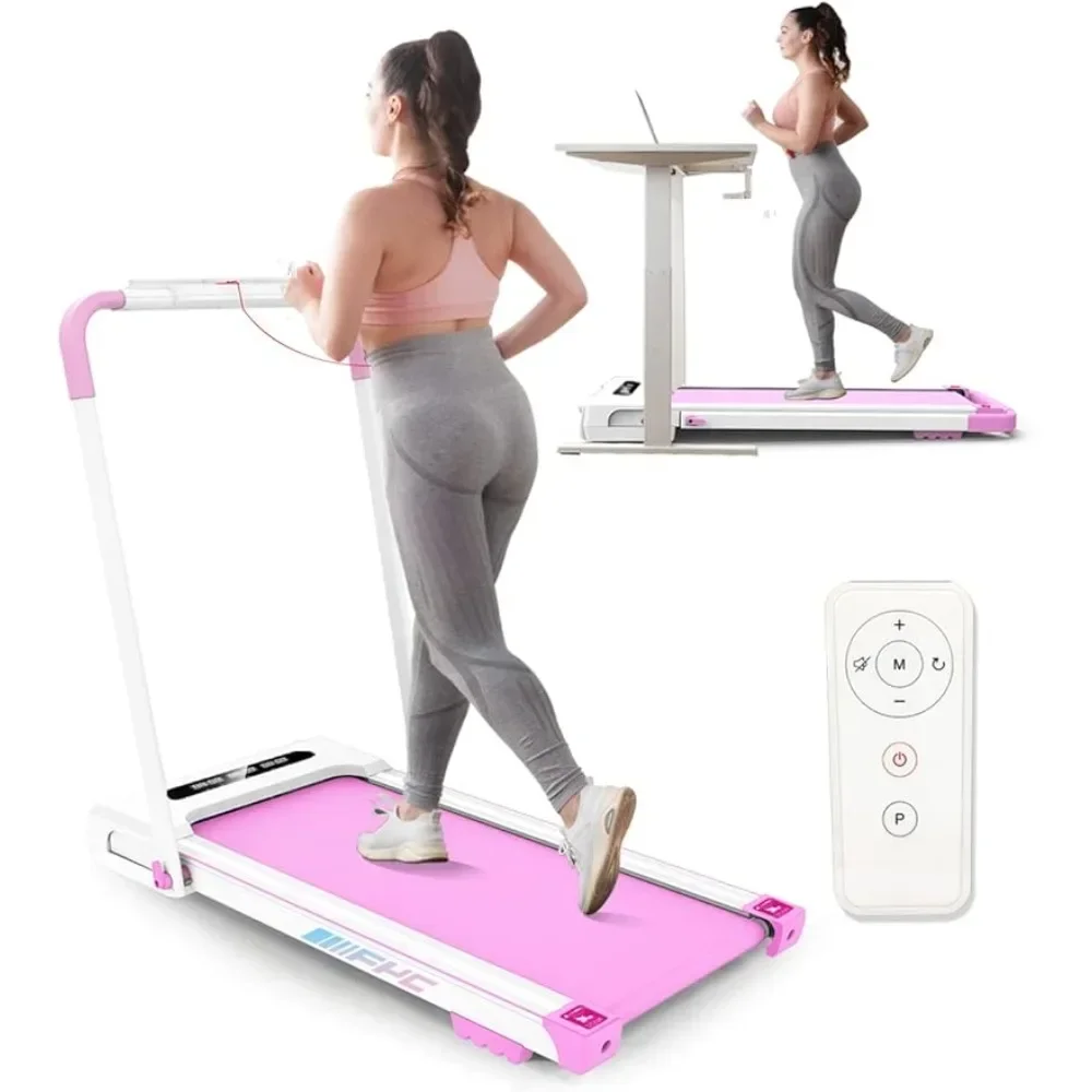 

Walking Pad 2 in 1 Folding Treadmill Desk Workstation for Home 3.5HP 300LBS Weight Capacity, Free Installation Freight free