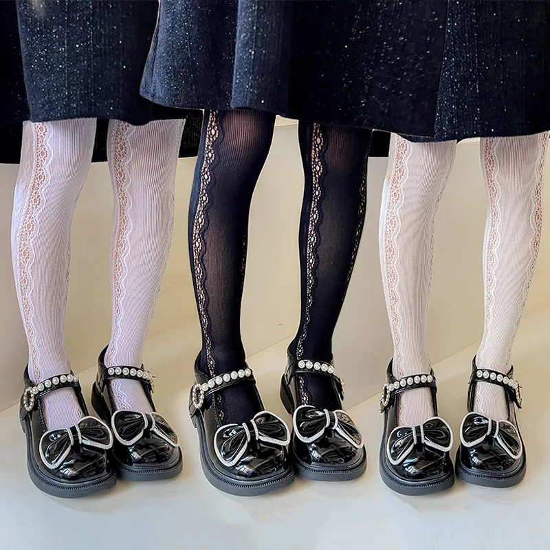 

Girls Summer Tights Fashion Soft Girls Kids Pantyhose Fishnet Ballet Dance Thin Tights Childrens Mesh Stockings