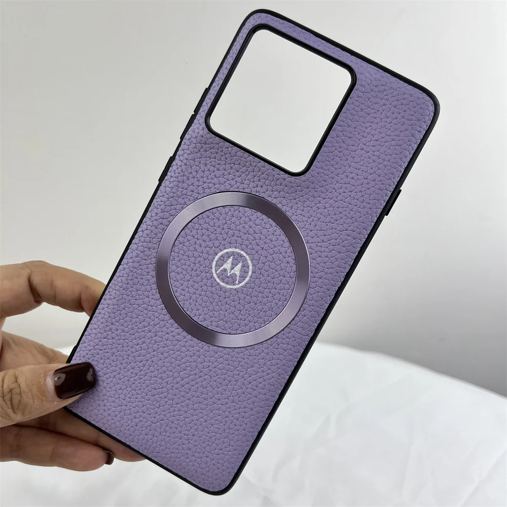 Litchi Texture Magnetic Hard Cover Case