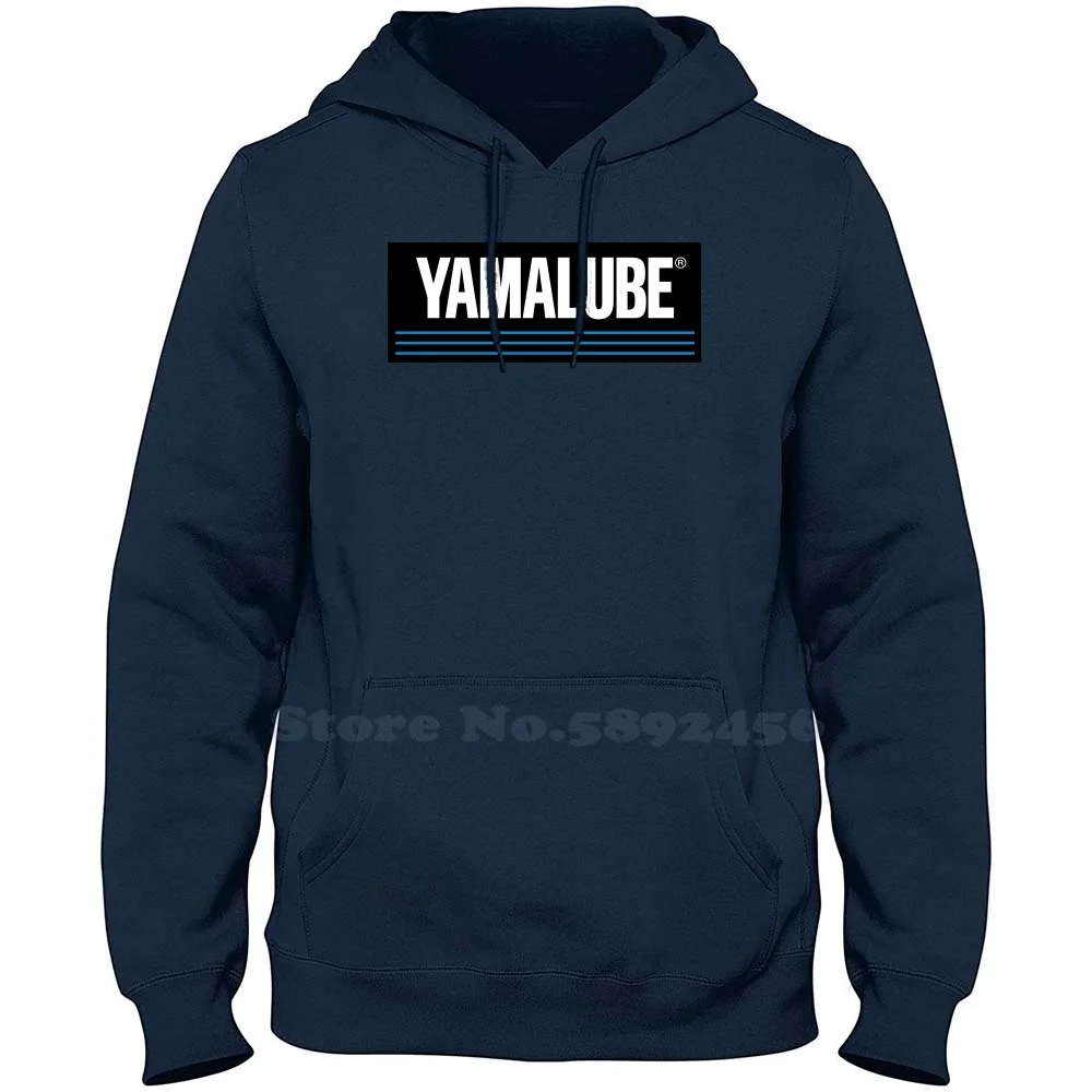 Felpa Per Abbigliamento Casual Yamalube Felpa Con Cappuccio Grafica Di Grandi Dimensioni Con Logo Stampato