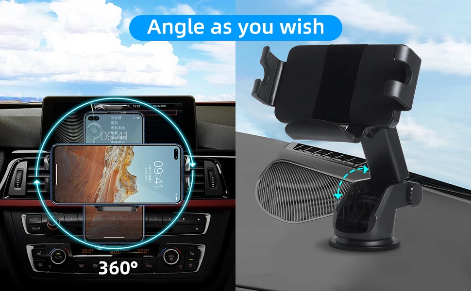 car vent phone holder Phone Holder in Car Wireless Charger For Samsung Galaxy Z Fold 3 2 Flip 20W Dashboard WirelessCar Mount For iPhone Huawei Mate X cell phone stand for desk