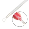 Nail Art Polish UV Gel Remover Stick Rod, Stainless Steel, Triangle, Dead Skin, Cuticle Pusher, Cleaner, Grinding Manicure Tools 4