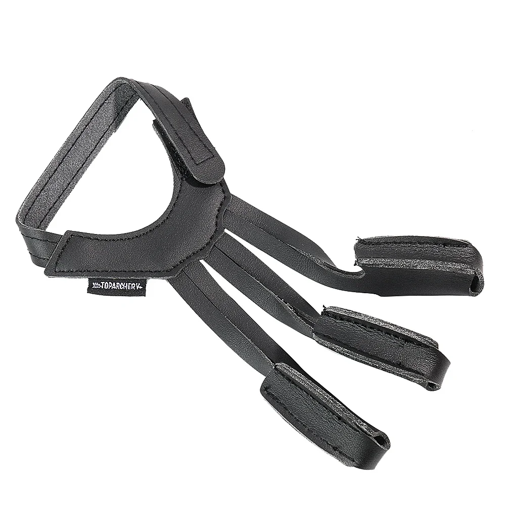 Cowhide Archery Shooting Gloves 3-Finger Protector for Recurve Bow Hunting Outdoor Sports Protective Tactical Gear Accessories