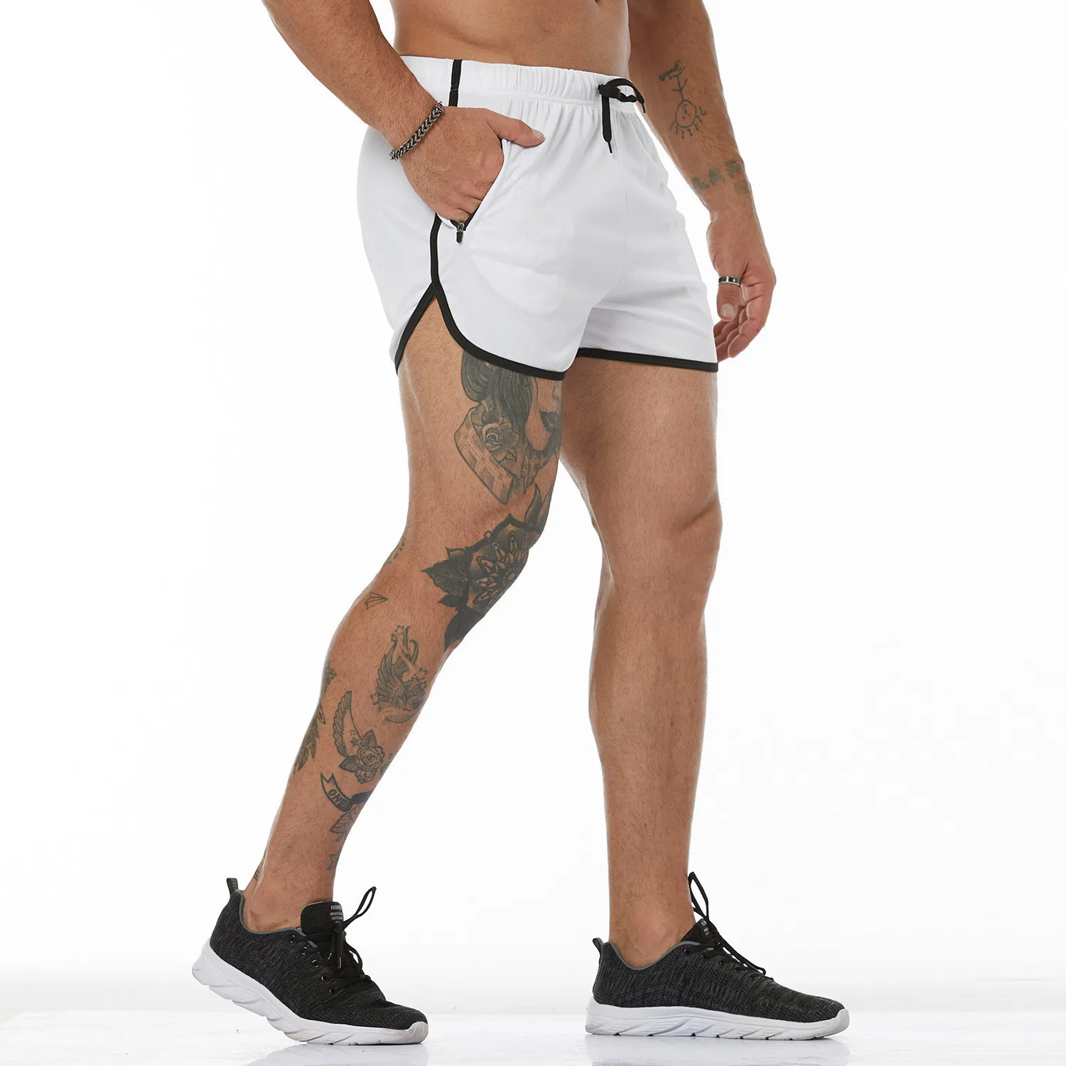 

Clash Of Colors 5'' Inseam Running Shorts men-s-bottoms White