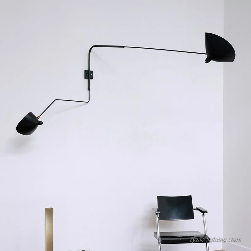 LED wall lamp Wall lamp Wall sconces light Nordic DaWn Spider Serge Mouille Wall Lights Bedroom Industrial Retro Wall Lamp Creative Simple Living Room Led Light Fixtures