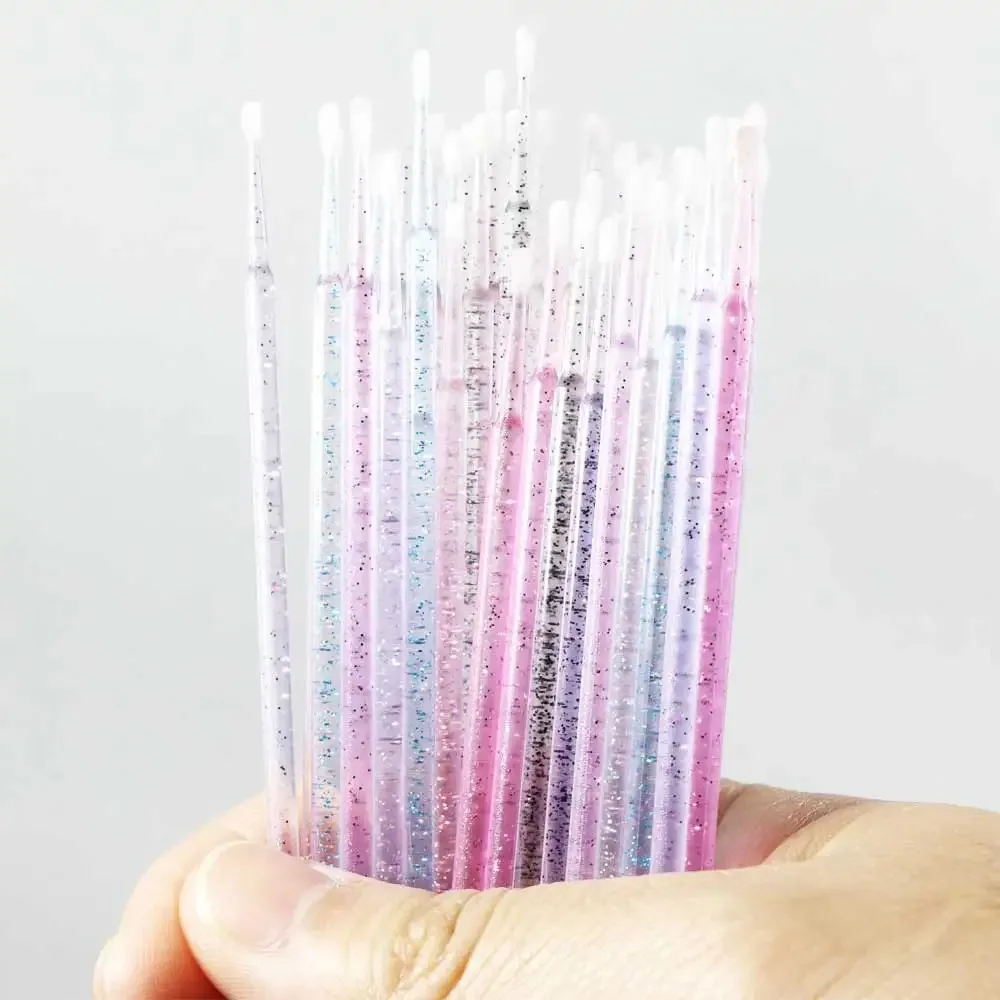 500pcs/lot Micro Brushes for Lash Cleaning Brush Sticks Makeup Tools Extension Brushes Disposable Eyelash Applicator