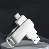 OTG USB 2.0 Flash Drive 32GB Metal Pen Drive 64GB Waterproof High Speed Flash Disk Mini Memory Sticks 128GB U Disk Pen Drive 4