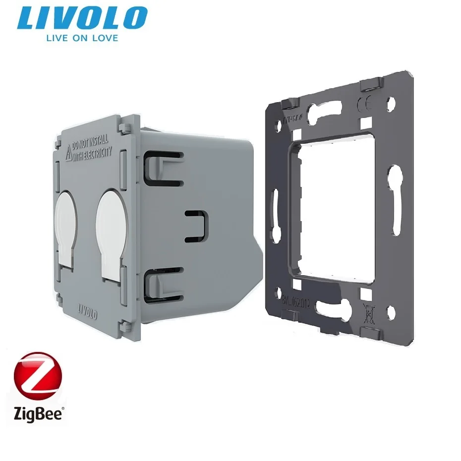 

Livolo EU Standard Smart Switch Base Board ,Wall Light ZigBee Switch, Without The Glass Panel,Working with Livolo Gateway
