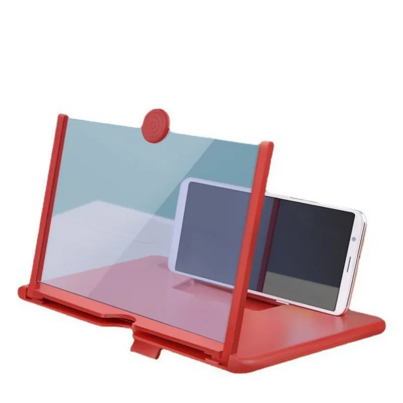 1pc 3D Magnifier Glass Screen Amplifier HD Anti Blue Light Magnifier for Cell Phones Flexible Tripod Mount No Battery Required magnifying glass