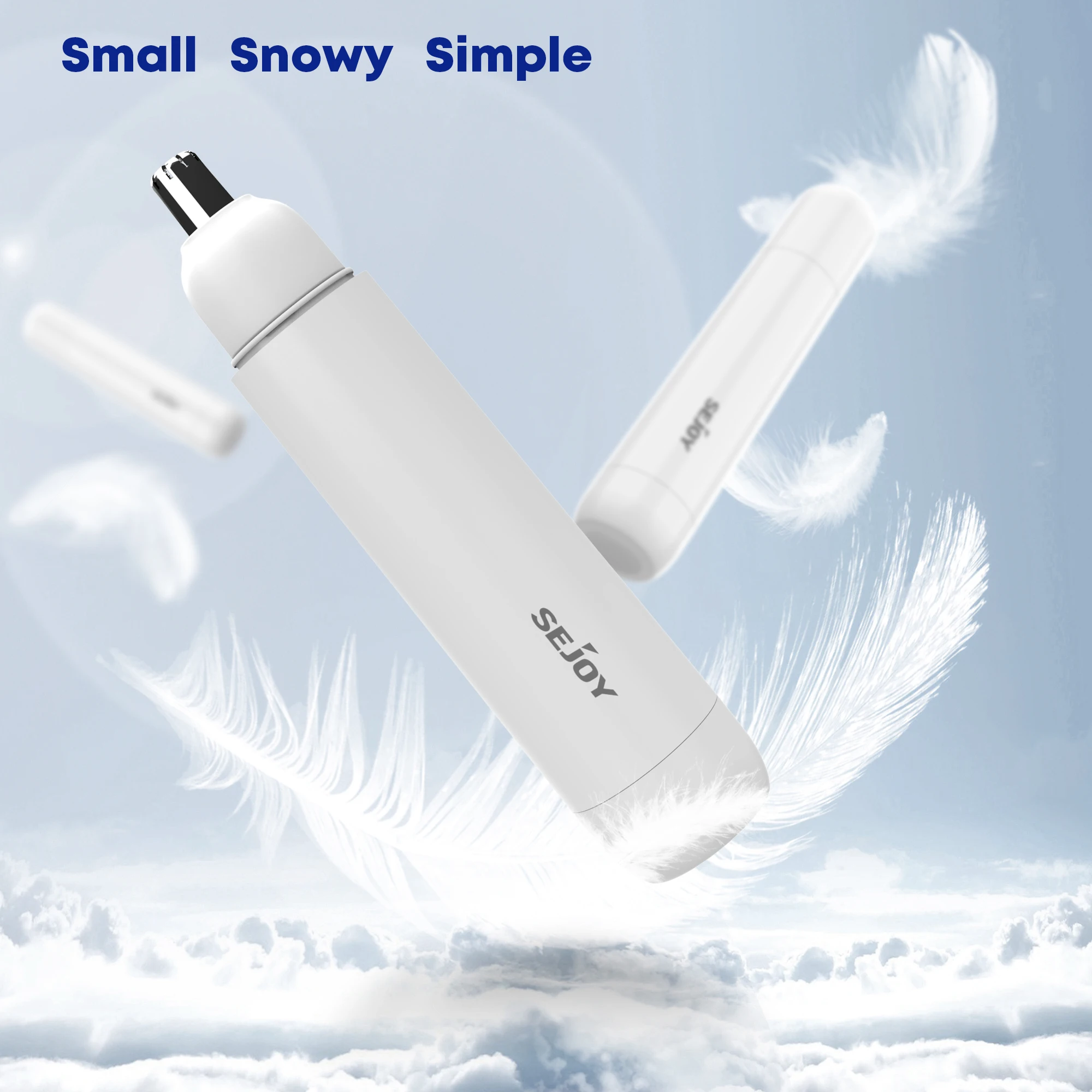 Sejoy Nose Hair Trimmer Men Women USB Rechargeable Waterproof Portable Ear Hair Trimmer Professional Facial Hair Trimmer 3