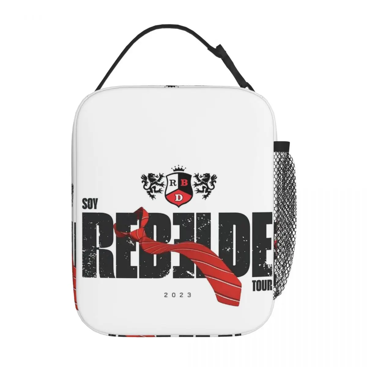 RBD Rebelde 여성용 멕시코산 절연 도시락 가방 어린이용 누수 방지 식품 상자 열 도시락 가방 토트백