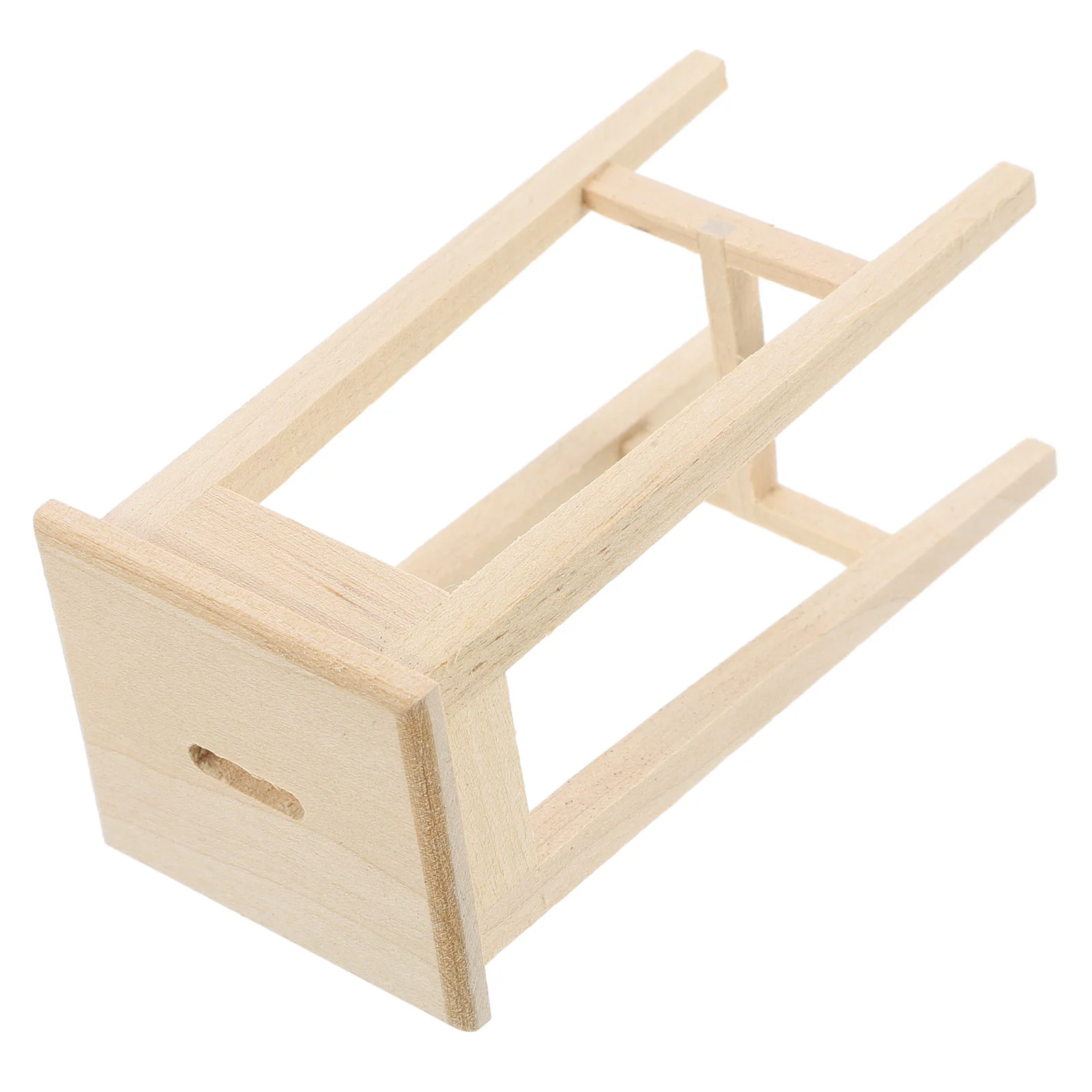 

Dollhouse Stool Mini Stools Furniture Miniature Decor Accessories Kitchen Chairs High for