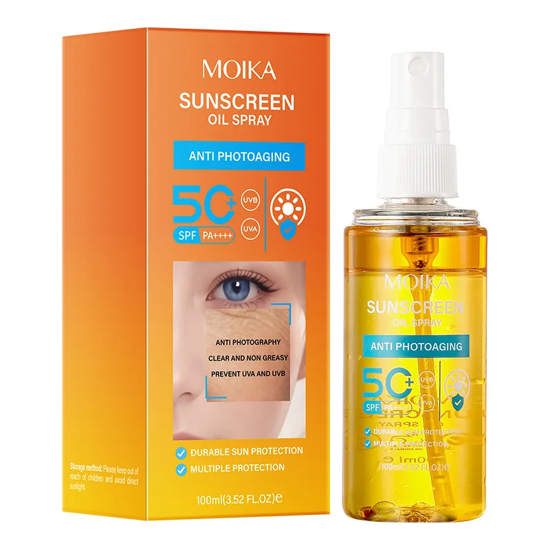 Hydrating UV Shield Sunscreen Spray, Lightweight and Breathable Formula
