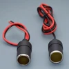 12V-24V Car Cigarette Lighter Female Socket Waterproof Auto Charger Plug Connector Adapter Universal Lighter Socket 3