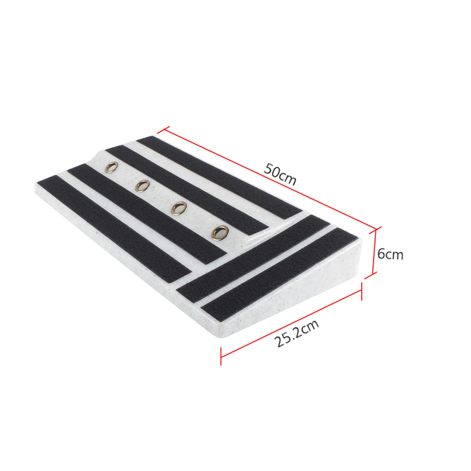 RPB-1BK Big Size Guitar Effects Pedal Board Sturdy PE Plastic Guitar Pedalboard Case with Sticking Tape Guitar Pedal Accessories