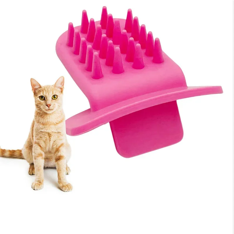 Pet Licking Cat Massage Brush Tongueshaped Cat Brush Scratcher Pet