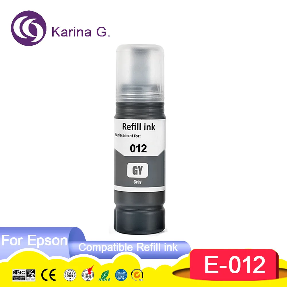 011 012 Compatible Refill Ink For Color Water Based Bottle ink T011 T012 Compat