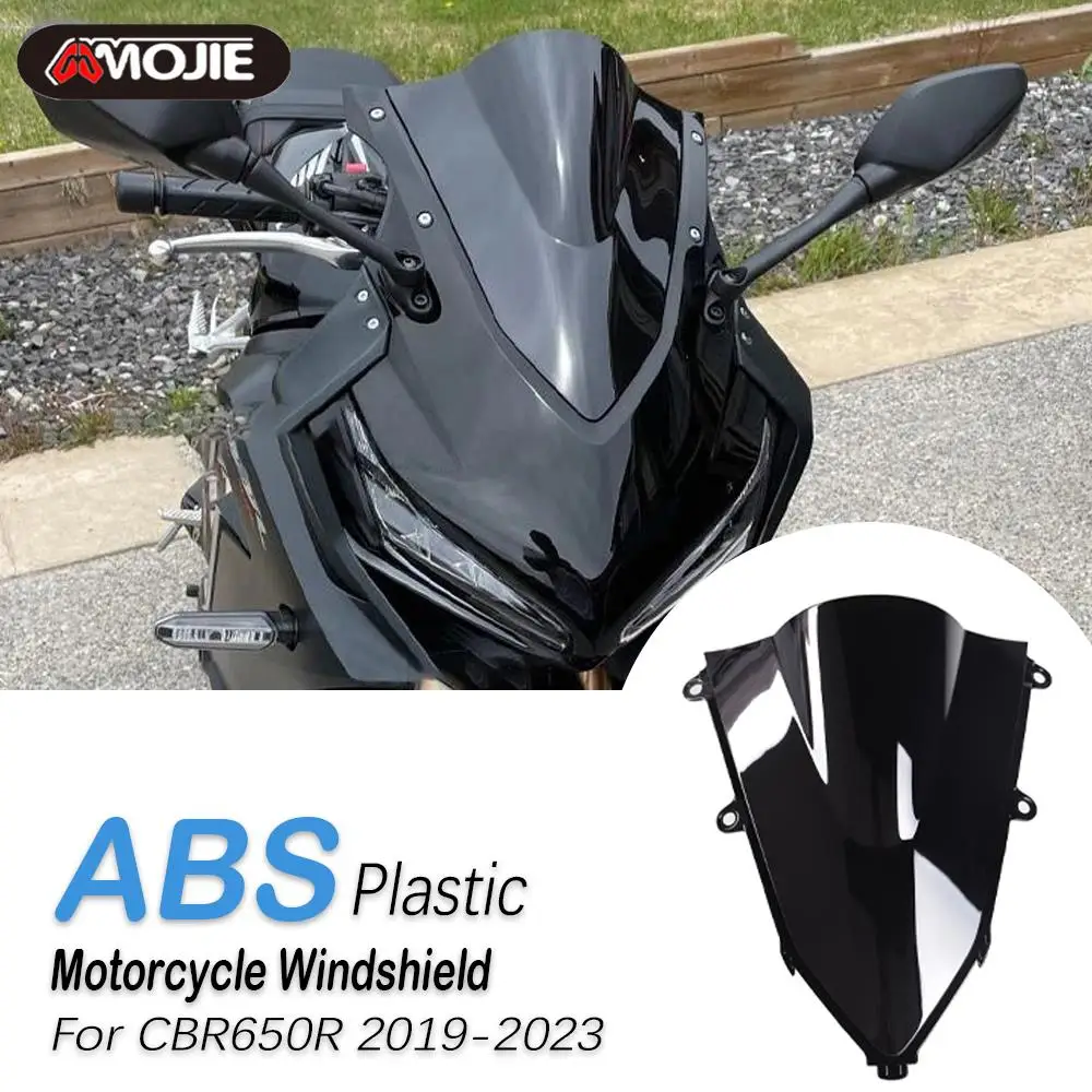 Лобовое стекло из АБС-пластика для мотоцикла, обтекатель лобового стекла для HONDA CBR650R CBR 650R CBR650 CBR 650 R 2019 2020 2021 2022 2023 2024