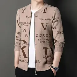 Autumn Winter KPOP Fashion Style Harajuku Slim Fit Tops Loose Casual All Match Outerwear Thickening Cardigan O Neck Sweaters