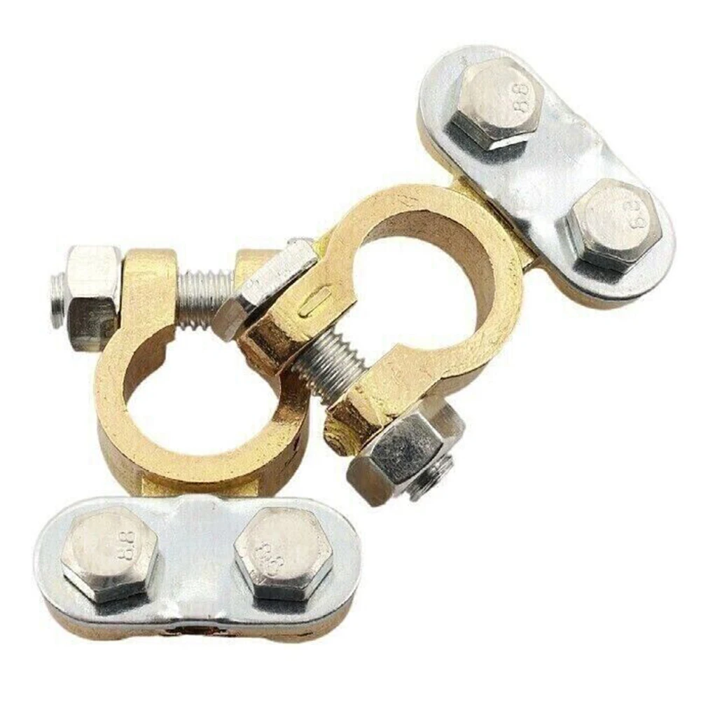 2 Stück 12 V Batterieklemmen Anschlüsse Freizeitklemmen Auto Van Wohnwagen Wohnmobil Universal für Auto, LKW, Van, LKW – Detail 2
