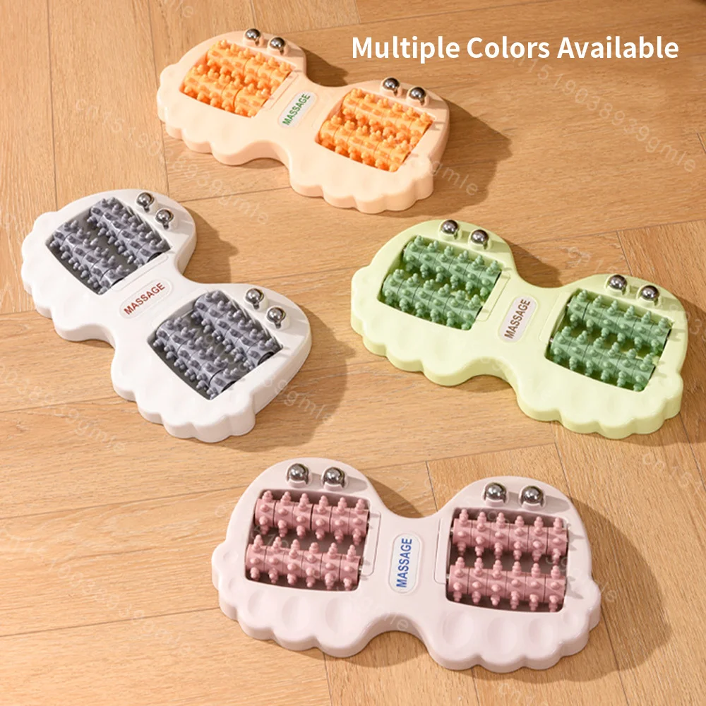 Foot Roller Massager Magnetic Bead Multi-Point Pressure Massage Tool Foot Therapy Relaxation Arch Heel Muscle Soreness Relief