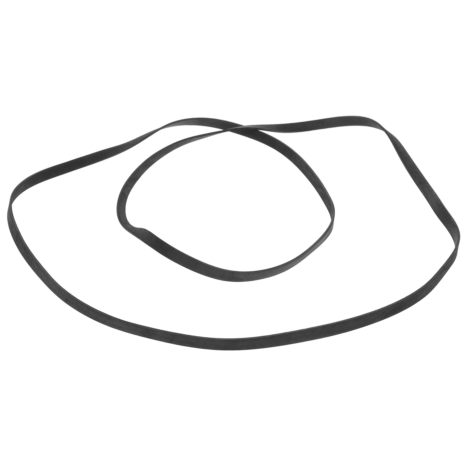 고무 턴테이블 벨트 201mm x 5mm 블랙 카세트 플레이어 벨트 교체 레코더 비닐 DJ 장비 액세서리