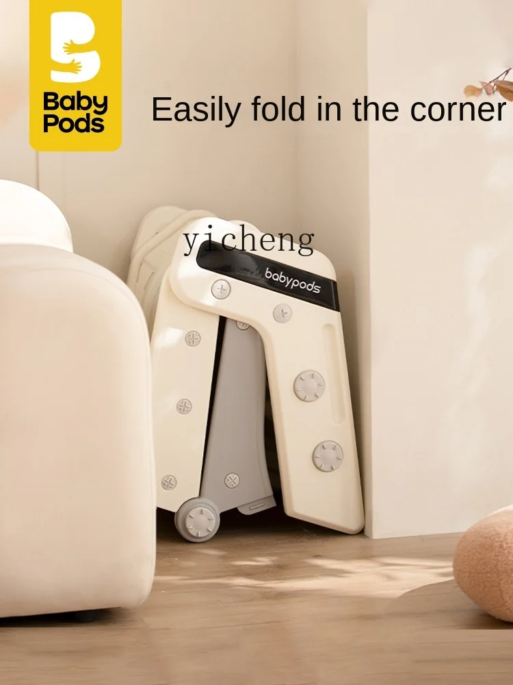 Yy Household Small Baby Slide Folding Young Children Toy Playground 2