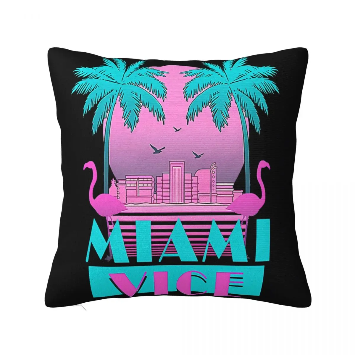 Miami Vice Retro Anni '80 Progetta Una Federa