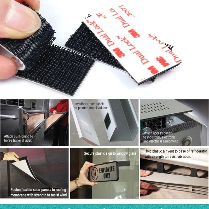Dual Lock fixador recuperável, Die Cutting, 3M,