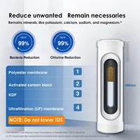 ALTHY ก๊อกน้ําเคาน์เตอร์เครื่องกรองน้ําดื่มเครื่องกรองน้ําระบบกรองอัลตร้า, ลด 99%, คลอรีน, โลหะหนัก, กลิ่น 3