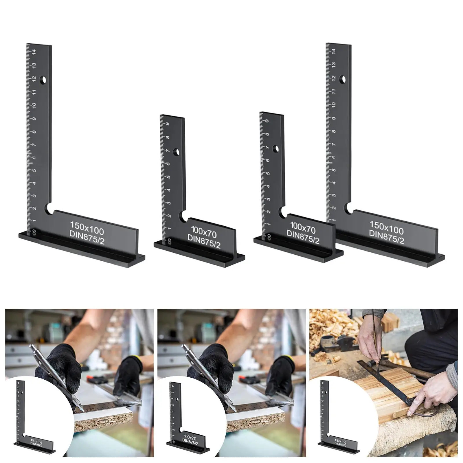 Metric Metal L Square Ruler High Precision Right Angle Measuring Tool for Machinist and Carpenter Applications Metric Metal L Square Ruler High Precision Right Angle Measuring Tool for Machinist and Carpenter Applications