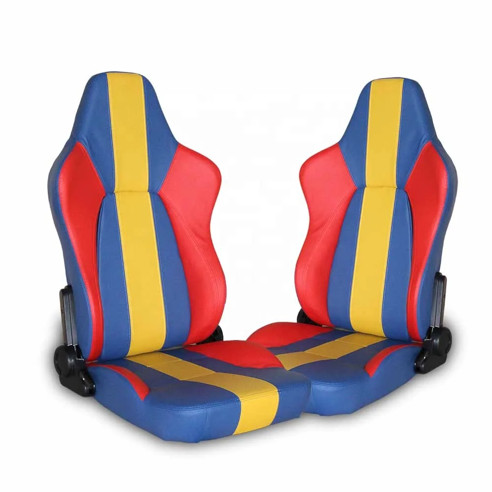 

Стекловолоконные гоночные регулируемые роскошные кожаные автомобильные тканевые ковшовые автомобильные сиденья