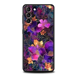 Colorful Flower Silicone Phone Case Cover - samsung s8 plus (A1)