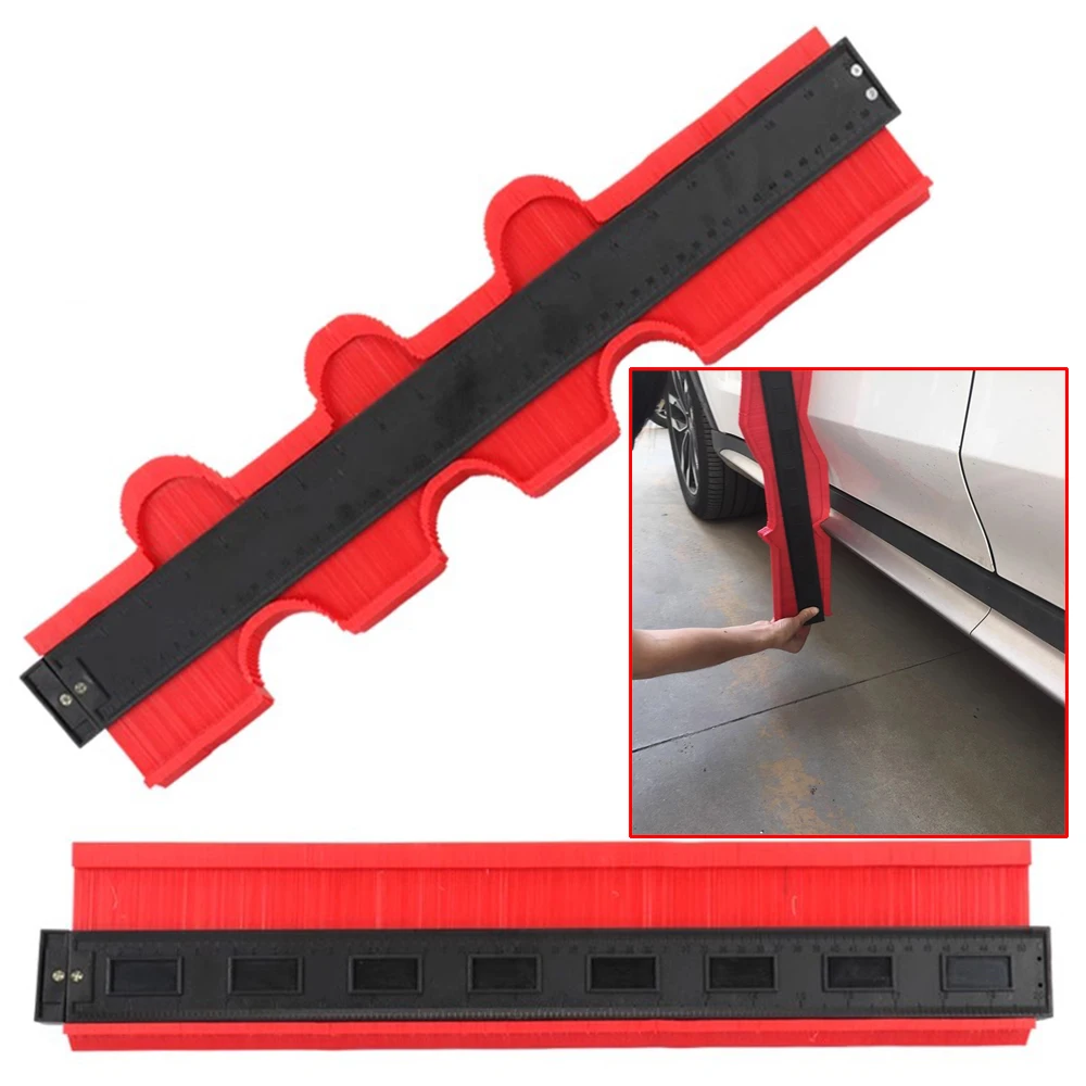 Car body curvature measurement ruler, vehicle sheet metal data restoration measurement tool, vehicle body contour sampler