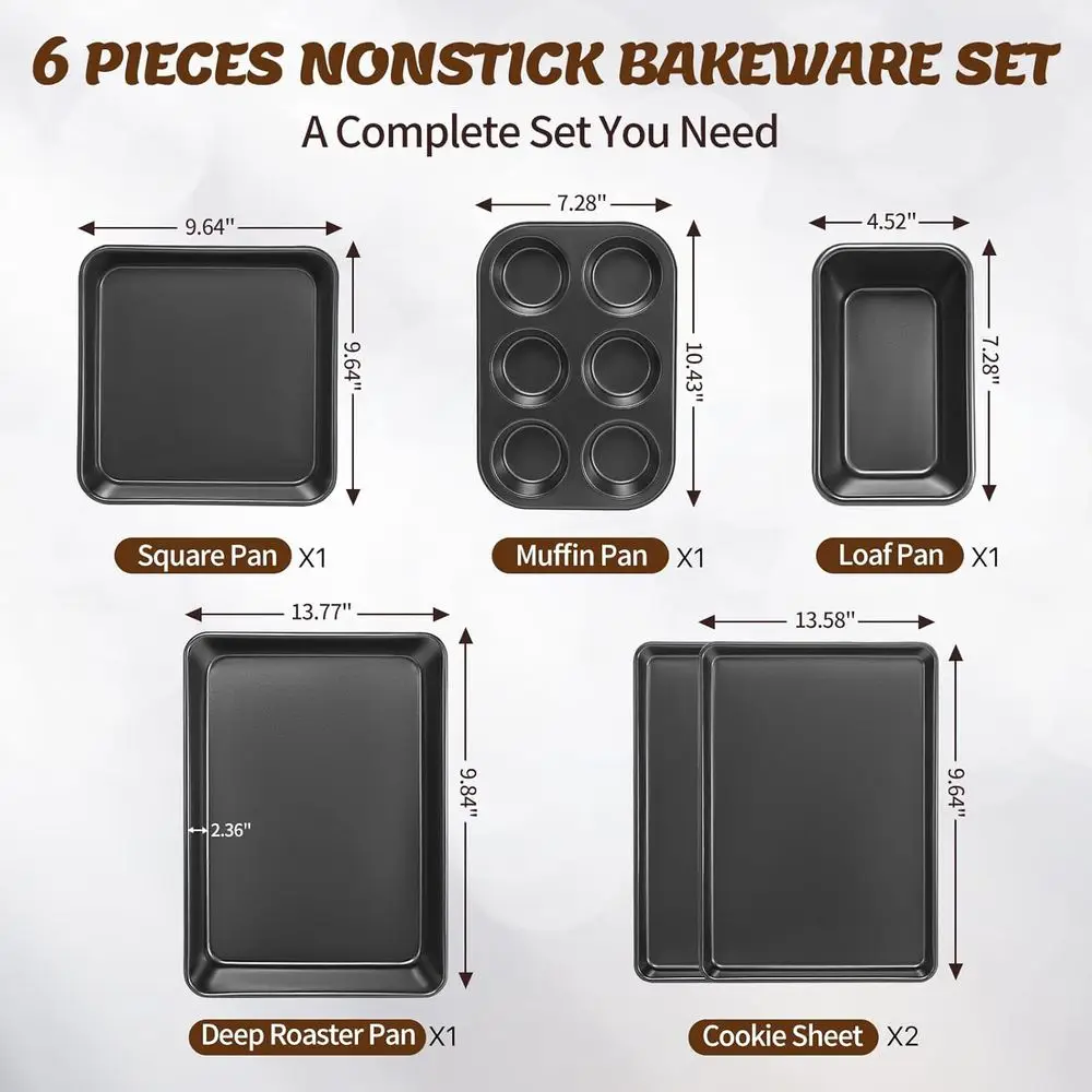 Nonstick Bakeware Pan Set 3