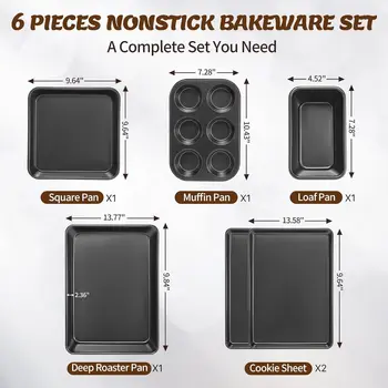 Nonstick Bakeware Pan Set 3