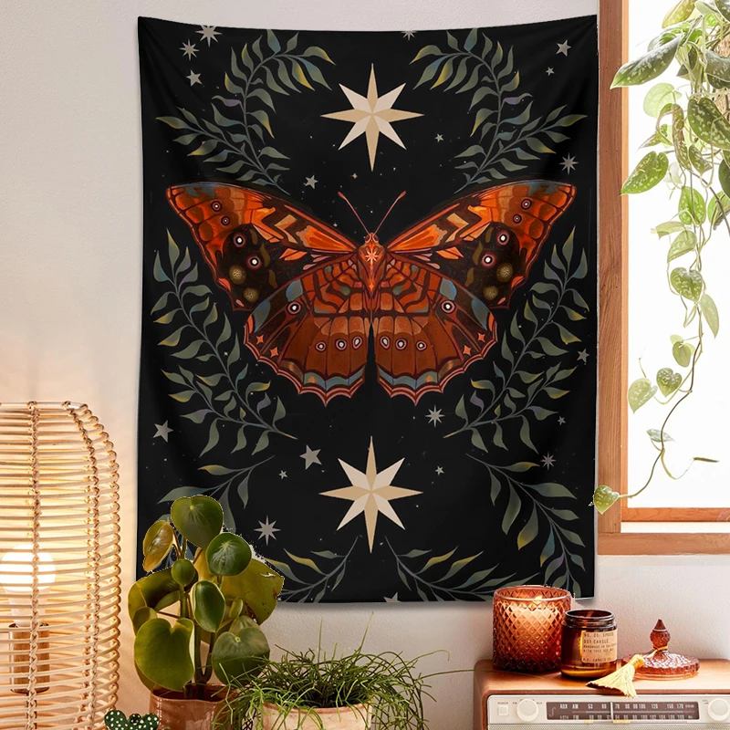 Colorful Moth Butterfly Tapestry Aesthetic Nature Jamaica