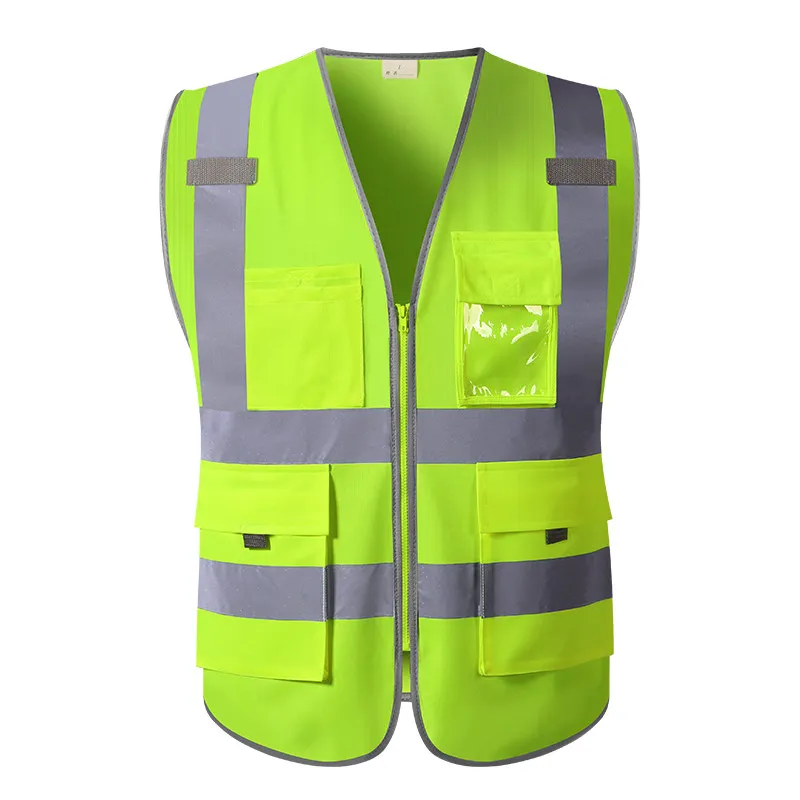 XXL Orange Gilet réfléchissant pour moto, gilet noir pour hommes